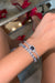 Silver Evil Eye Duo Set